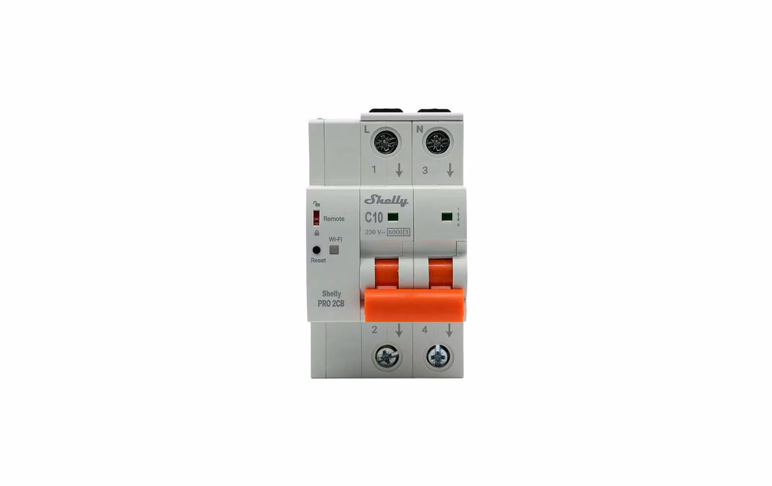 Shelly Pro 2CB C10 · 2-polig · 10A