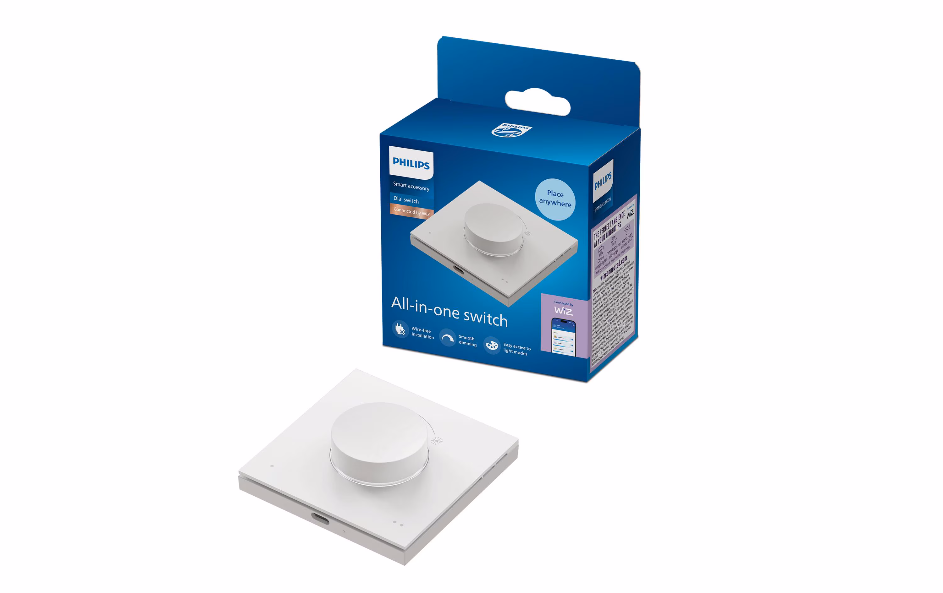 Philips PHI dial switch Weiss Plastik