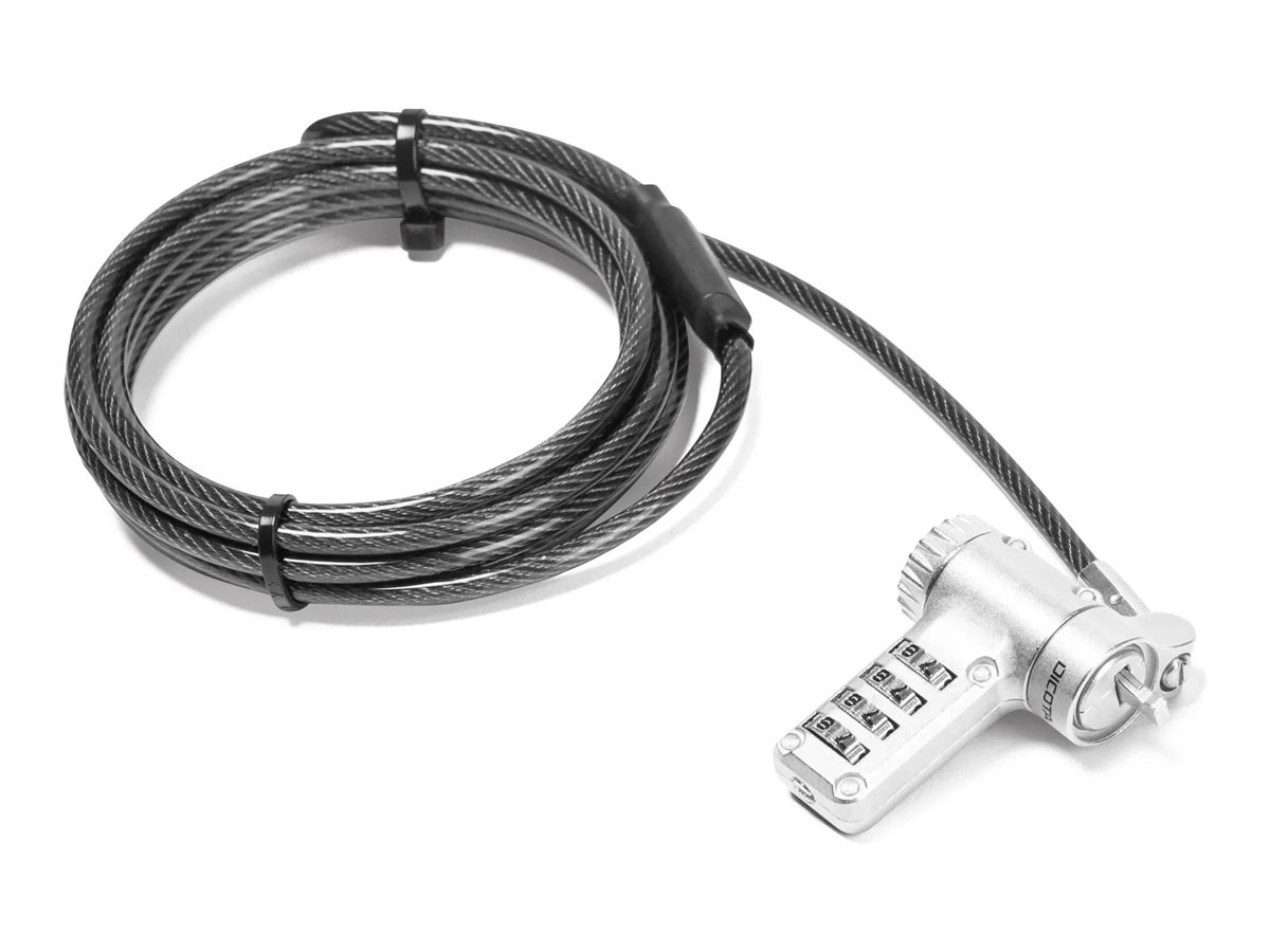 DICOTA Universal Security 3-in-1 Cable Lock combination