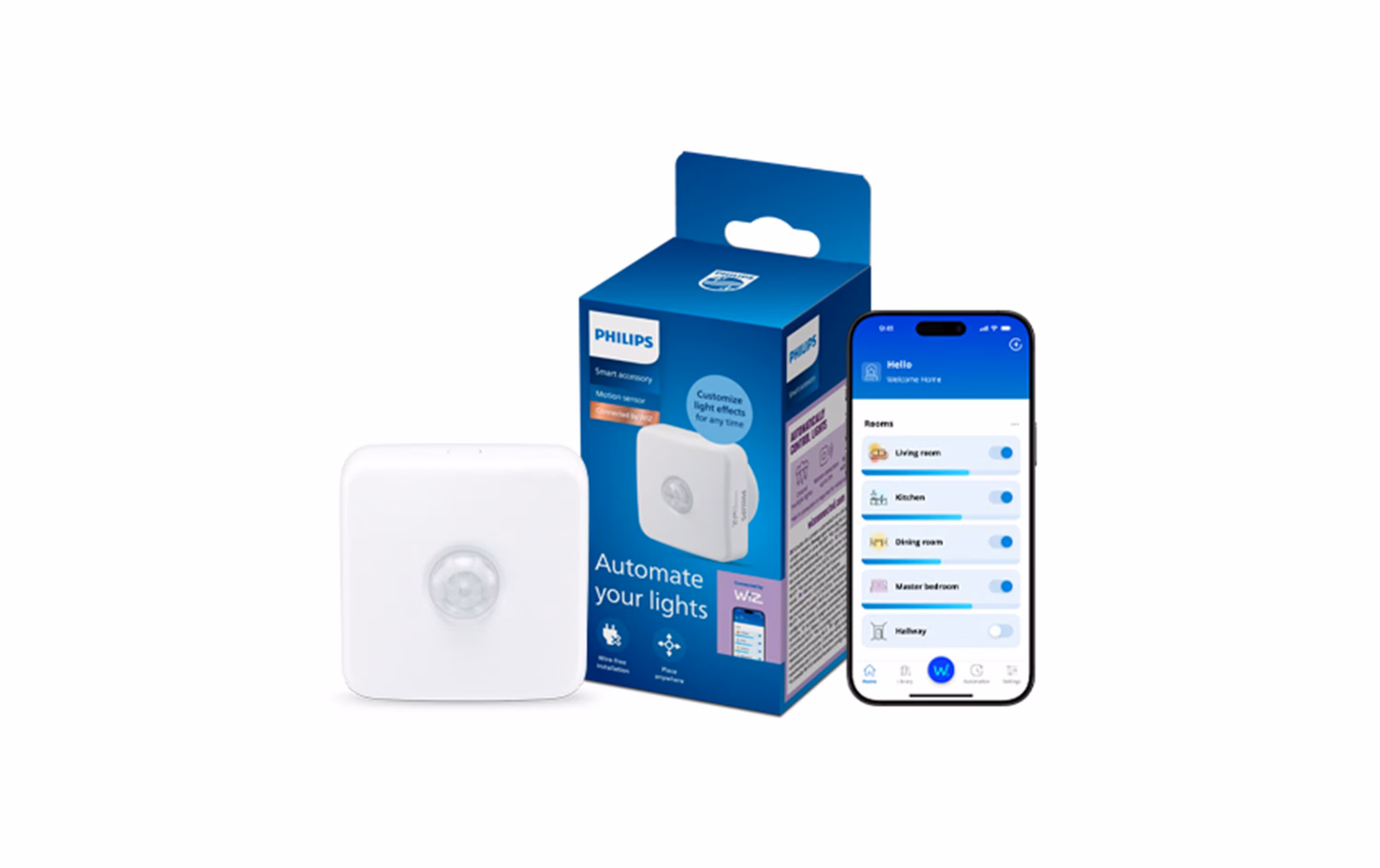 Philips PHI motion Sensor inkl. Batterien weiss