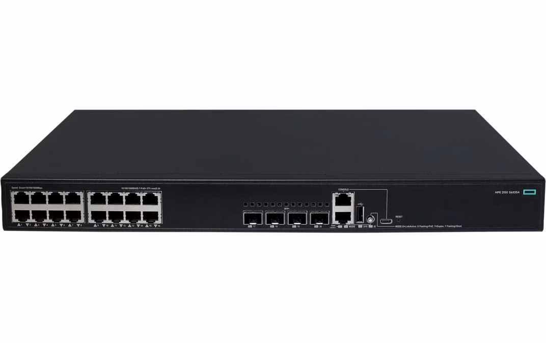 HPE Aruba Networking CW 2150-Series S6X55A PoE++Switch 20 Port