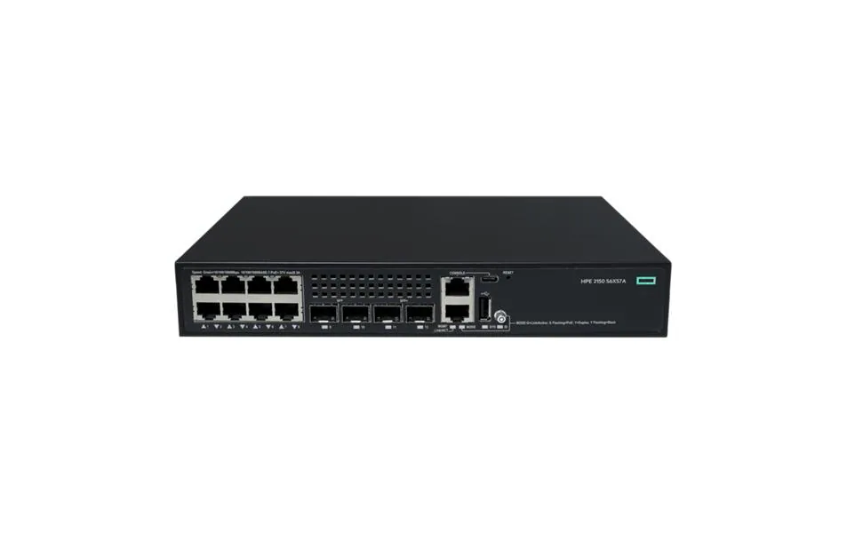 HPE Aruba Networking CW 2150-Series S6X57A PoE++Switch 12 Port