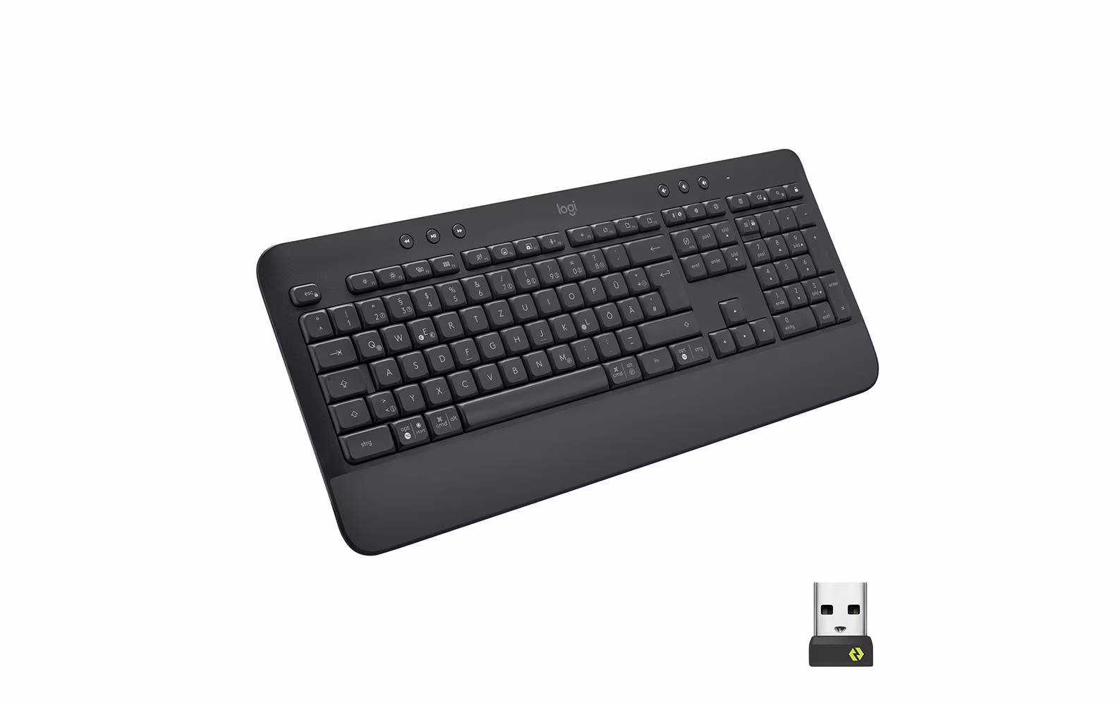 Logitech Tastatur SIGNATURE K650 Kabellos Graphit QWERTZ (DE)