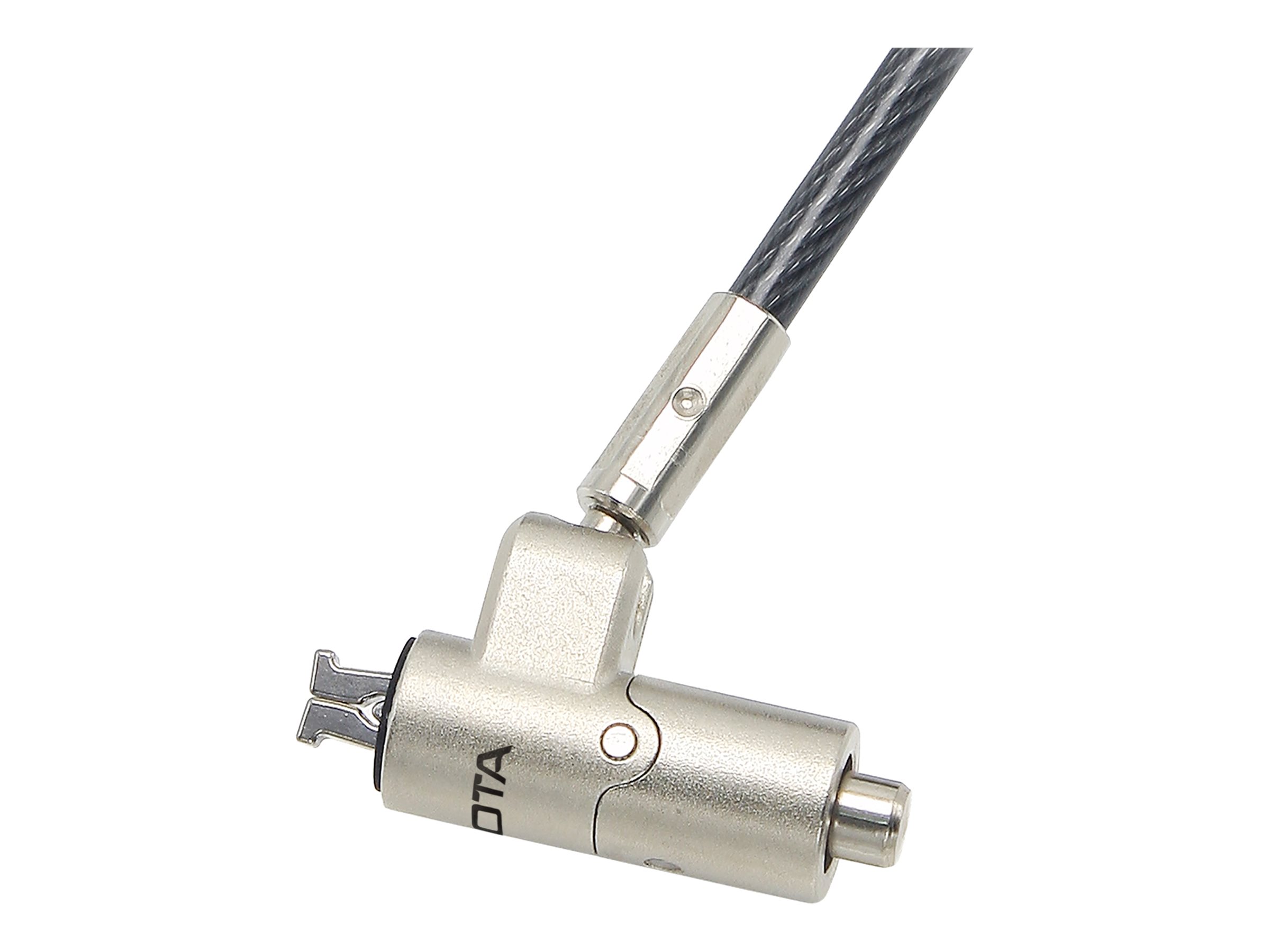 DICOTA Security Cable Nano Lock, Ultra Slim, masterkeyed, 2.5x6mm slot