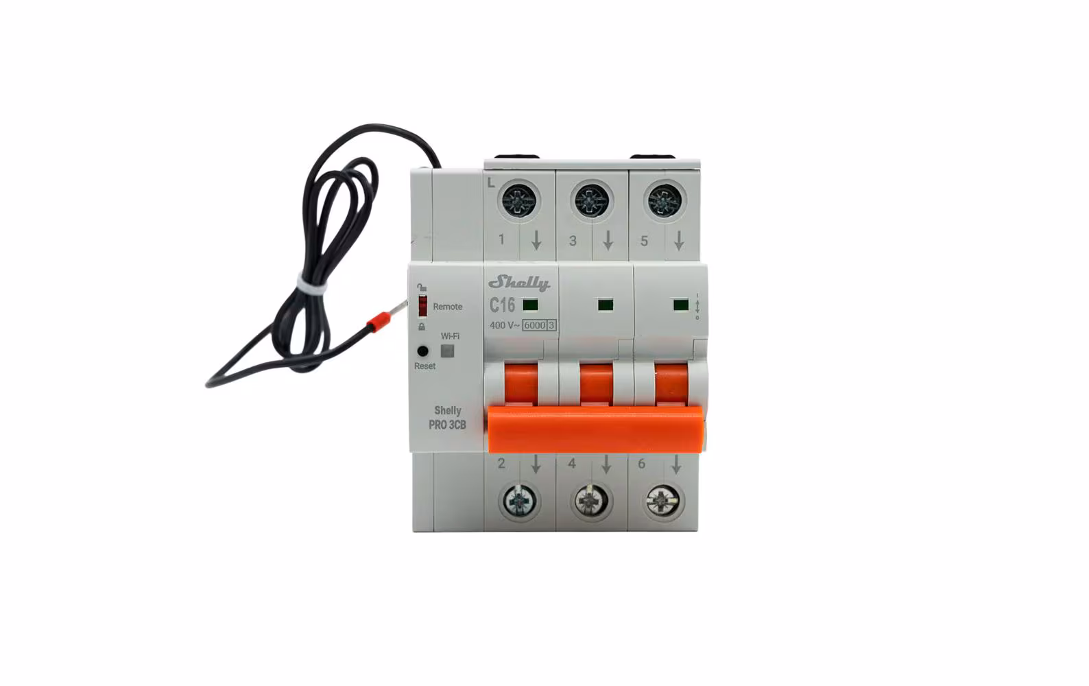 Shelly Pro 3CB C16 · 3-polig · 16A